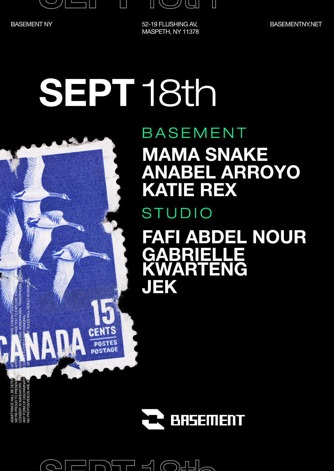 Mama Snake / Anabel Arroyo / Katie Rex / Gabrielle Kwarteng / Jek