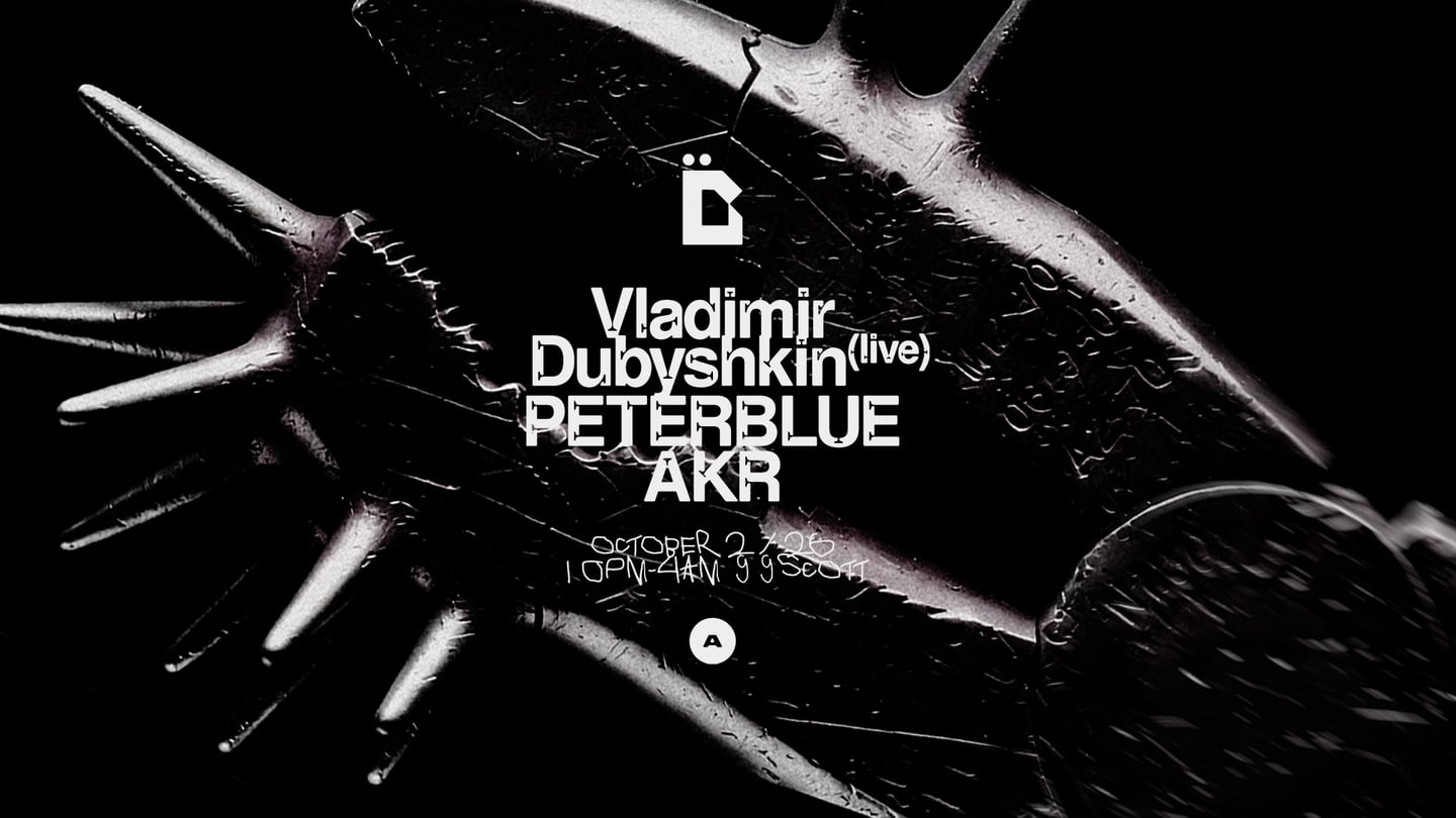 AGAPĒ PRESENTS: Vladimir Dubyshkin (LIVE) + PETERBLUE
