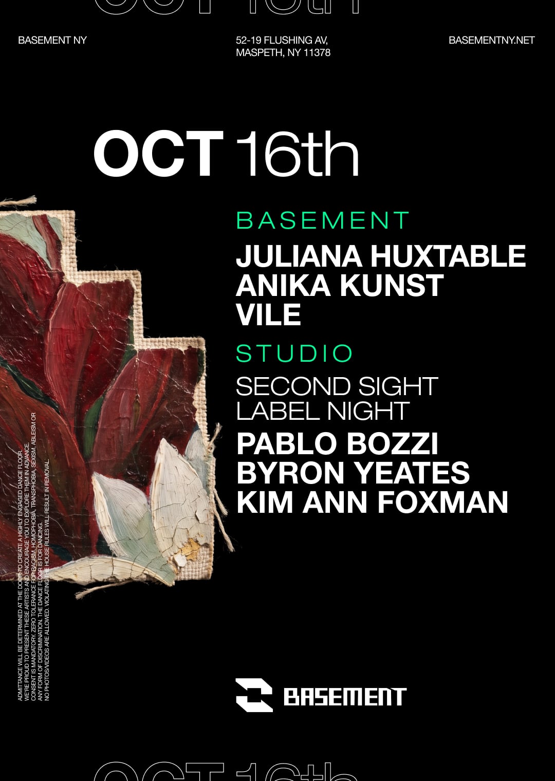Juliana Huxtable / Anika Kunst / VILE / Pablo Bozzi / Byron Yeates / Kim Ann Foxman